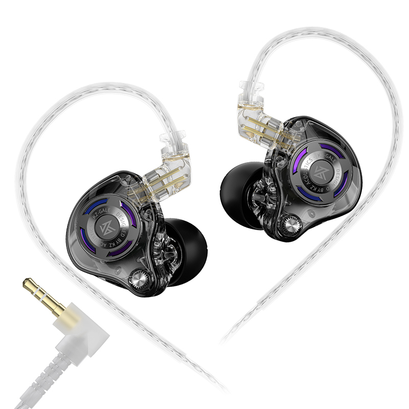 KZ Gale In-Ear Gaming Earphones E-sports Bass Metal Earbuds for Video Game Stage Live Sound Headphones