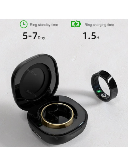 Qring R09 R06 Fitness Tracker Waterproof Connected Ring Man Remote Con