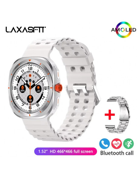 LAXASFIT Smart Watch GT7 Ultra 1.52-inch AMOLED Screen Bluetooth Talk 