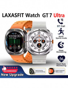 LAXASFIT Smart Watch GT7 Ultra 1.52-inch AMOLED Screen Bluetooth Talk 
