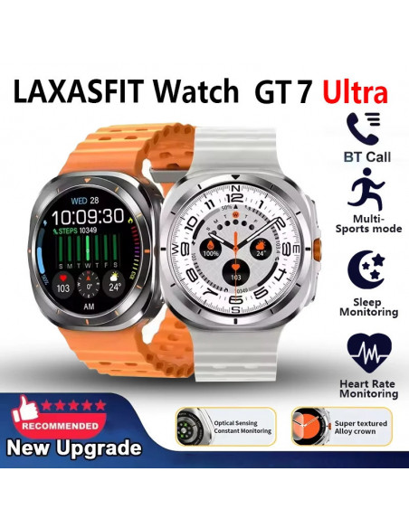 LAXASFIT Smart Watch GT7 Ultra 1.52-inch AMOLED Screen Bluetooth Talk 