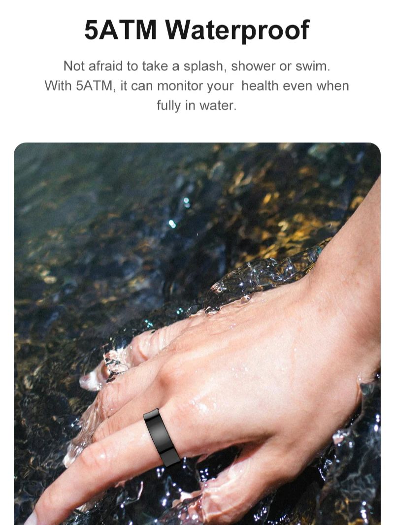 New Smart Ring R09 Health Monitor Multi Sport Mode Skin Temperature Measurement 5ATM Waterproof Smart Ring With Charging Case New Smart Ring R09 Health Monitor Multi Sport Mode Skin Temperature Measurement 5ATM Waterproof Smart Ring With Charging Case