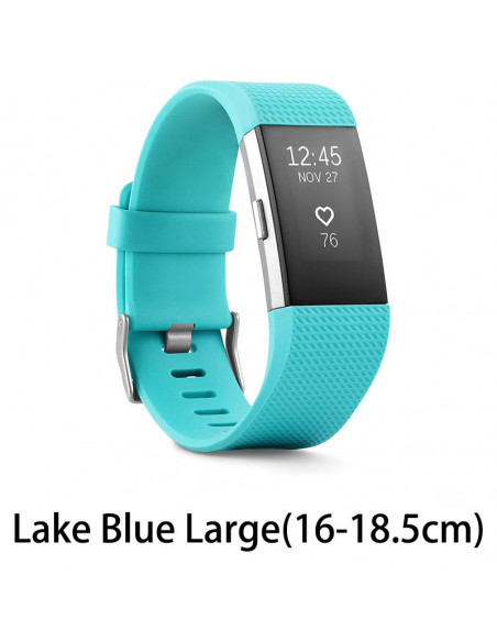Fitbit Charge 2 smart wristband heart rate monitoring exercise pedomet