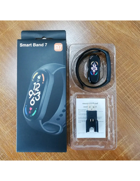M7 Smart Band Watch Silicone Heart Rate Smart Band Varied Dials Fitnes
