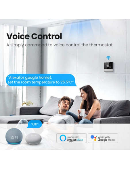 AVATTO Tuya WiFi Smart Central Air Conditioning Thermostat，Heating And