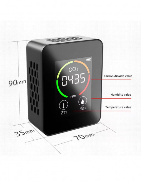 New Air Quality Detector Carbon Dioxide Detector Agricultural Producti