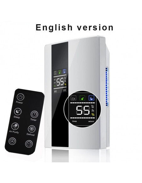 Dehumidifier Moisture Absorber Household Mute Bedroom Basement Remote 