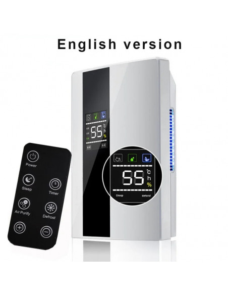 Dehumidifier Moisture Absorber Household Mute Bedroom Basement Remote 