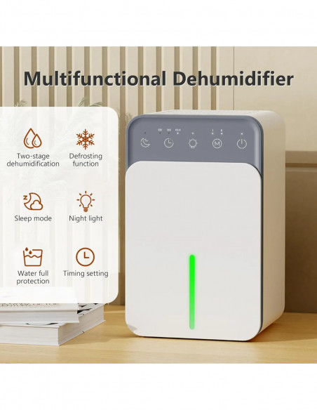 Intelligent Portable Dehumidifier with Deodorizing, Moisture Absorbing