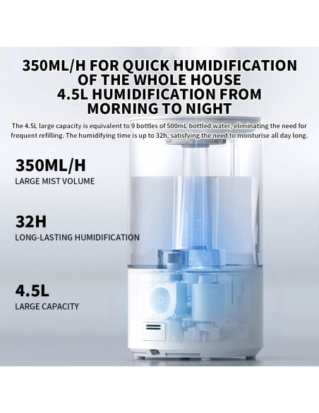 XIAOMI MIJIA Smart Antibacterial Humidifier 2 For Home 4.5L UVC 99.9 S