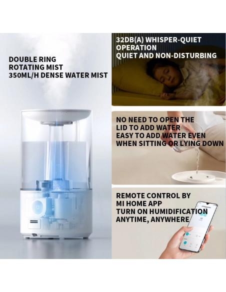 XIAOMI MIJIA Smart Antibacterial Humidifier 2 For Home 4.5L UVC 99.9 S