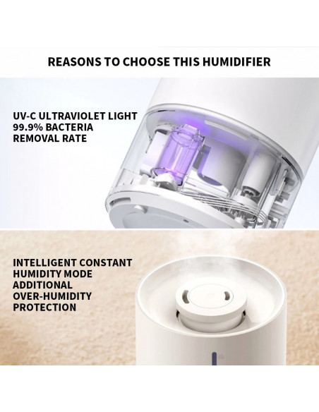 XIAOMI MIJIA Smart Antibacterial Humidifier 2 For Home 4.5L UVC 99.9 S