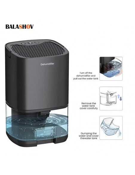 Air Dehumidifier Portable Mute Moisture Absorbers Machine Air Dryer Fo