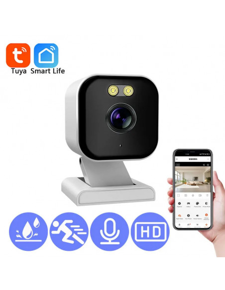 WiFi Tuya Camera Smart Home Security Camera 4MP HD Color Night Baby Mo