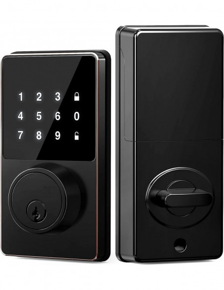 Smart Lock with password, Keyless Entry Door Lock with Touchscreen Key