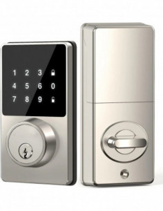 Smart Lock with password, Keyless Entry Door Lock with Touchscreen Key