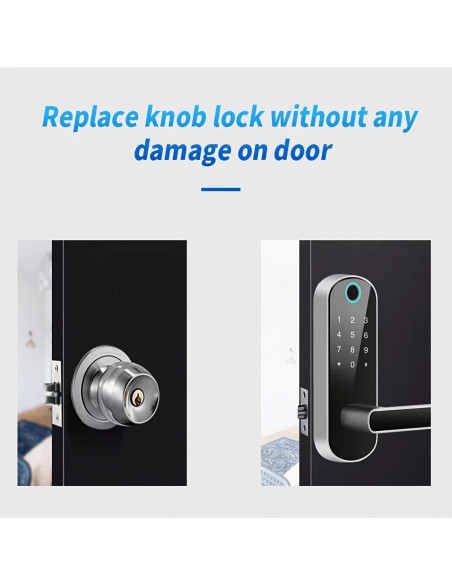 Smart Fingerprint Door Lock App Remote Control Keyless WIFI Digital To
