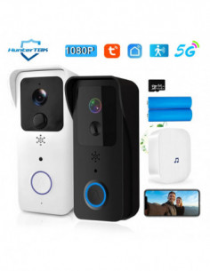 5G 2.4G WiFi Video Doorbell 1080P Tuya Smart Outdoor Wireless Intercom