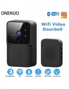 ONENUO WiFi Doorbell Home Tuya WiFi Wireless Doorbell DC AC Battery Po