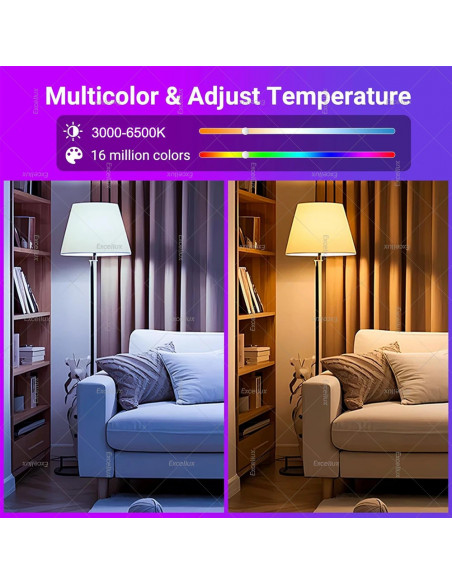 WiFi Zigbee Smart LED Light Bulb E27 E14 GU10 Dimmable RGBCW LED Lamp 
