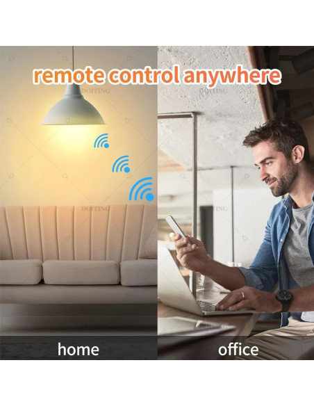 Tuya WiFi B22 Smart Life Dimmable Bulb UK Standard AC220V LED Light Ap