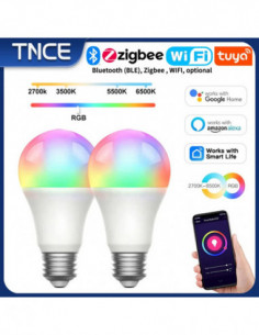 TNCE Tuya E27 Bulb Bluetooth/WIFI/Zigbee, Dimmable Light LED lamp 2700