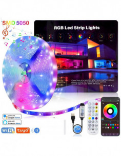 Usb Rgb Led Light Strip 5V 5050 1-30M Tuya Wifi Alexa Bluetooth Ir App