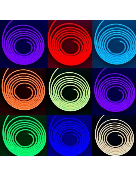 1-5M USB Zigbee 3.0 RGB Neon LED Strip Lights Waterproof Dimmable Flex