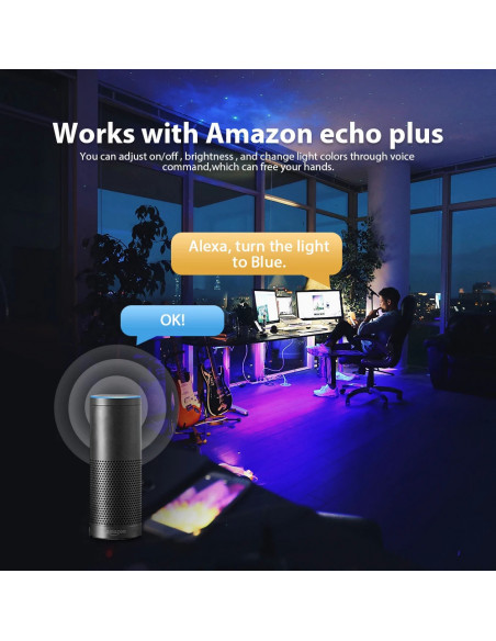 1-5M USB Zigbee 3.0 RGB Neon LED Strip Lights Waterproof Dimmable Flex