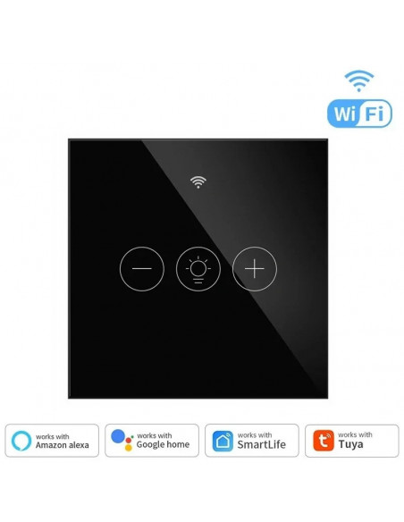 Tuya WiFi EU Smart Dimmer Switch Light Wireless Touch Smart Life APP V