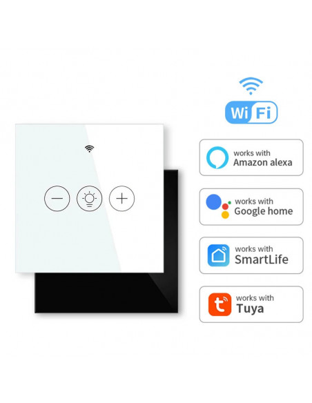 Tuya WiFi EU Smart Dimmer Switch Light Wireless Touch Smart Life APP V