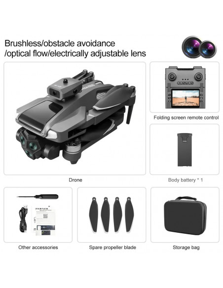 Xiaomi M66 Drone 8K Folding Remote Control With Camera And Screen 5G F