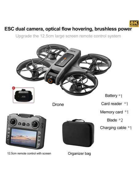 New Drones S156 GPS 8K Professional HD 360° Dual Cameras 5G WIFI Brush
