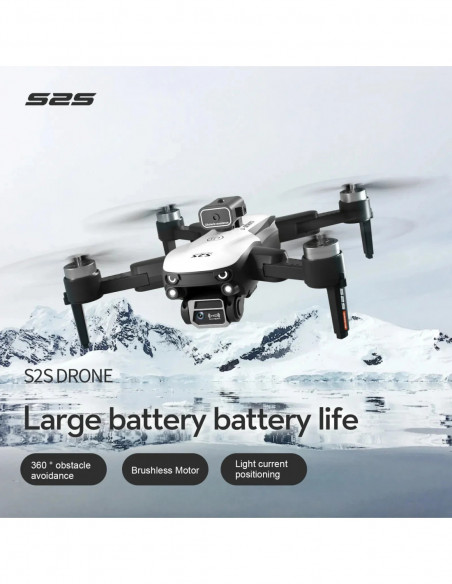 S2S Mini Drone 4k 8K HD Camera Obstacle Avoidance Aerial Photography B