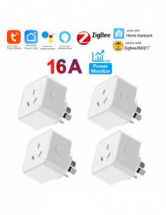 Zigbee 3.0 Smart Socket AU Smart Plug Tuya App Control Power Outlet wi