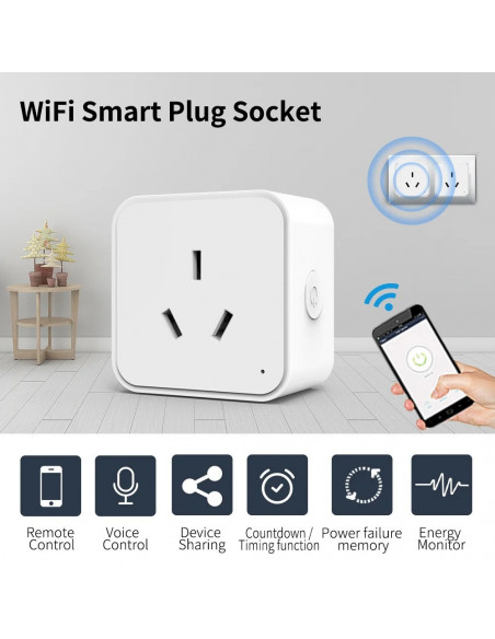 Tuya AU Smart Socket WiFi / Zigbee Wireless Remote Control Multi-Funct