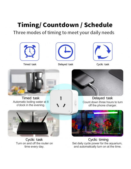 Tuya AU Smart Socket WiFi / Zigbee Wireless Remote Control Multi-Funct