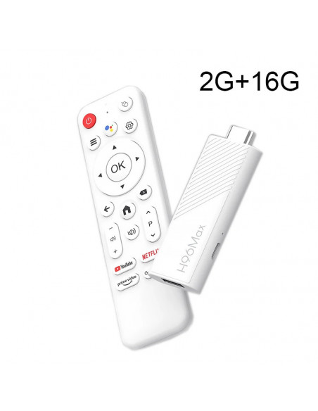 Smart TV Stick H96 MAX H313 Wifi6 Android 14 BT5.0 Quad Core Home Medi