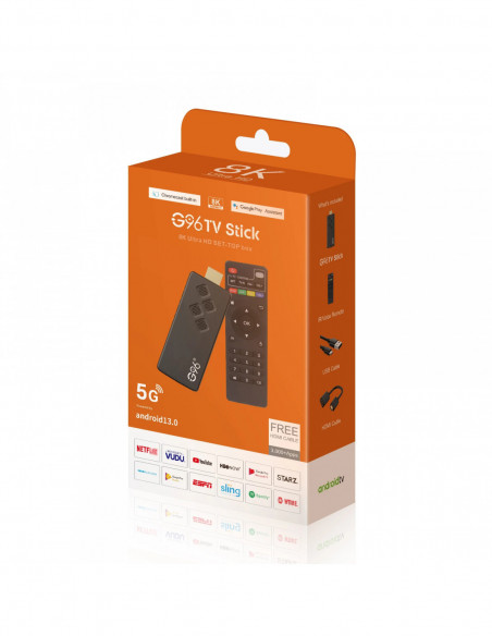Global Version G96 TV Stick 8K Android13 Portable Streaming Media 2GB 