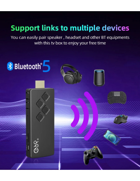 Global Version G96 TV Stick 8K Android13 Portable Streaming Media 2GB 