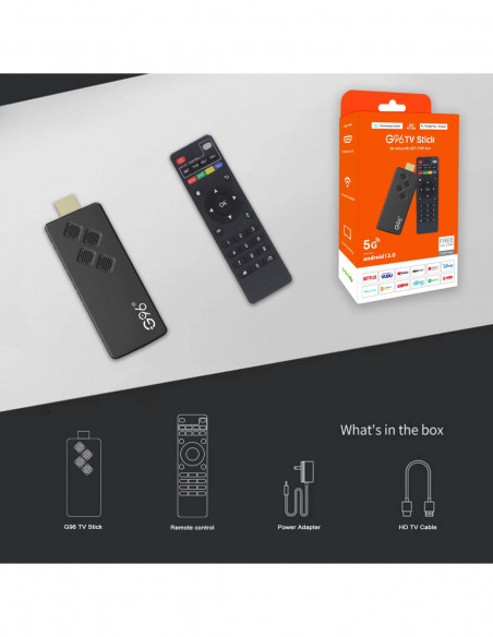 Global Version G96 TV Stick 8K Android13 Portable Streaming Media 2GB 