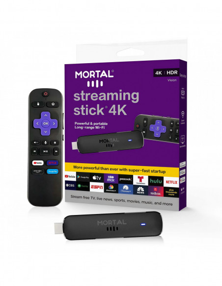 Mortal Wi-Fi 6 Streaming Stick Q8 Ultra 4K HDR Android14 AllwinnerH313