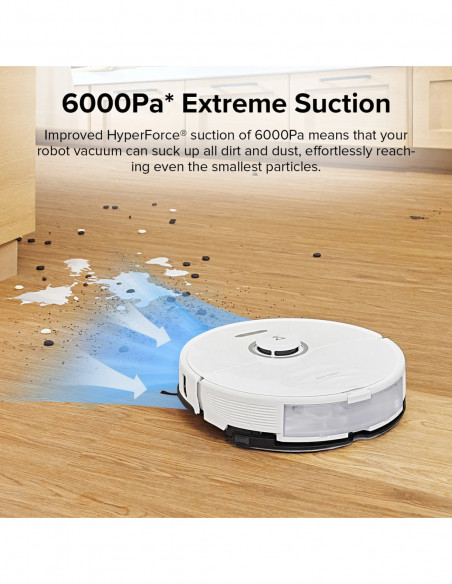 Roborock S8 Robot Vacuum cleaner,6000Pa Suction Dual Brush with 3D Str