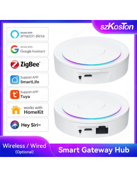 For Homekit Tuya Zigbee 3.0 Gateway Hub Smart Home Bridge Smart Life A