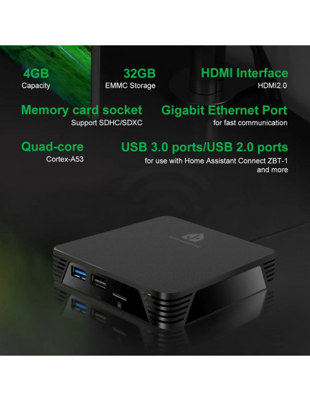 AVATTO Home Assistant Hardware Hub,Smart Home Device,Support ZigBee2MQ