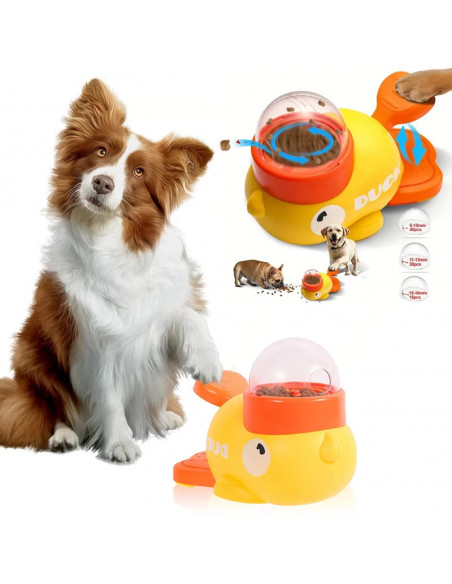 Interactive Dog Automatic Feeder Durable Food Dispenser Training Dog T