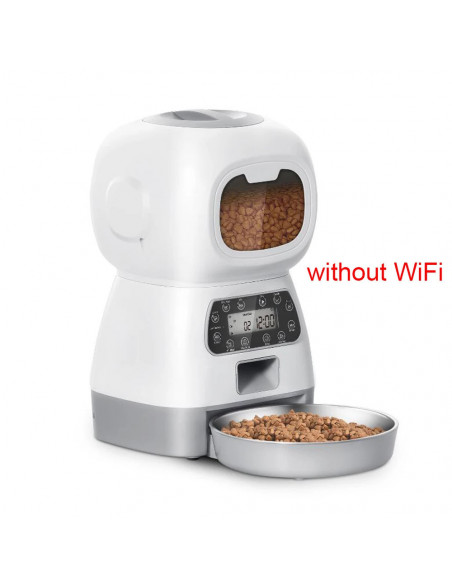 3.5L Automatic Pet Feeder For Cats WiFi Smart Swirl Slow Dog Feeder Wi