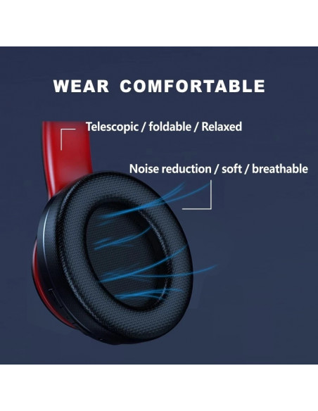 Lenovo HD200 Bluetooth Earphones Over-ear Foldable Computer Wireless H
