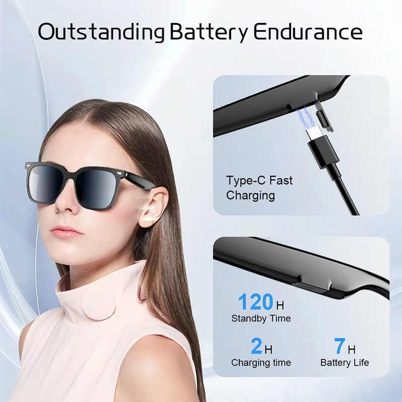 Xiaomi YJ-01 Smart Wireless Bluetooth Glasses Multifunctional Sunglasses Sport Glasses Video Recording Calling Music Playback