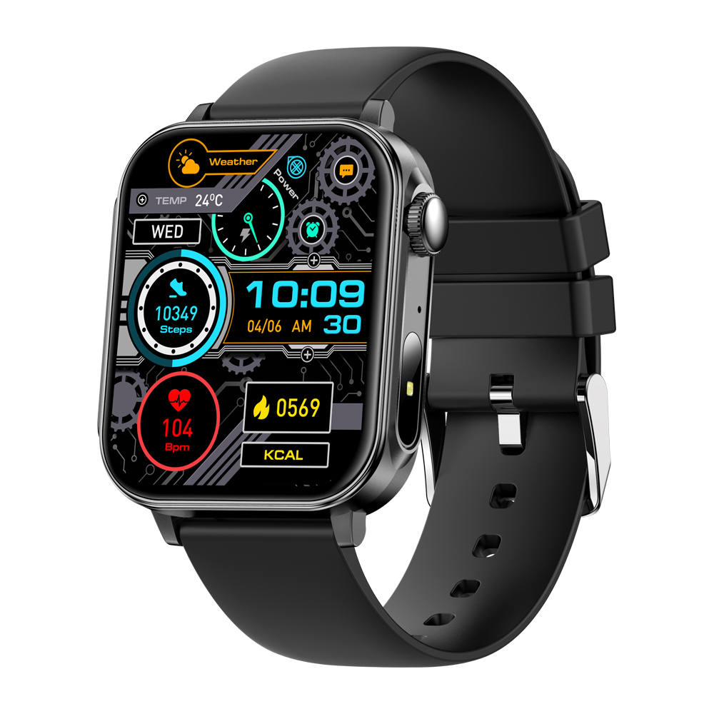 COLMI P80 Type-c Smartwatch Men Women Health Manager Bluetooth Call IP67 Waterproof Flashlight Smart Watch For Xiaomi iOS Phone